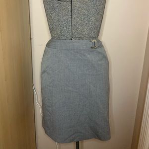 LOFT Grey pencil skirt